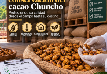 Control de calidad y almacenamiento: cómo proteger el cacao Chuncho después de la postcosecha